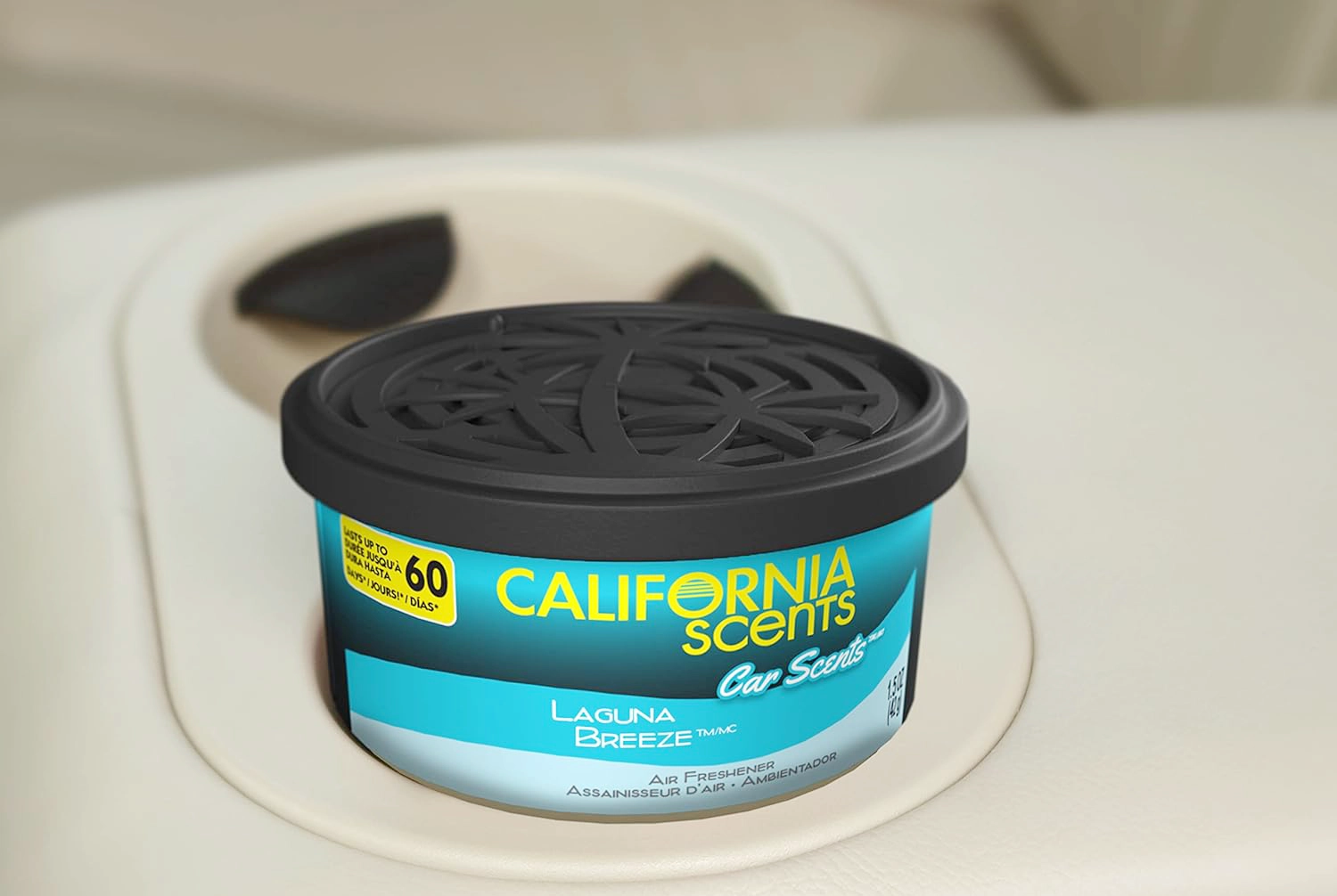 California Scents Car Air Freshener, La Jolla Lemon Scent, 1 Piece Organic Spillproof Can Pne303210400 I3094879724